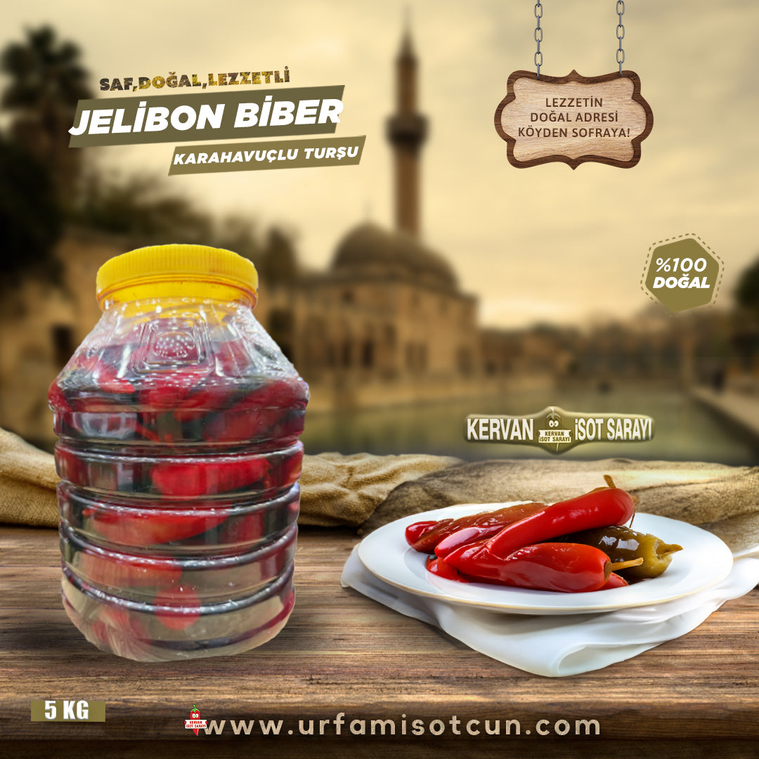 Jelibon biber acı karahavuçlu turşu