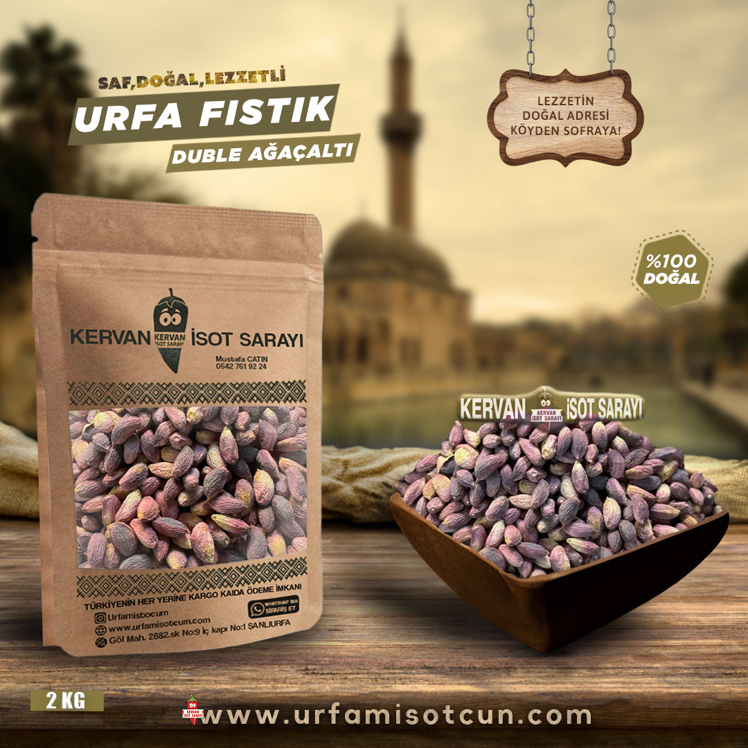 Urfa Fıstık duble çiğ kabuklu (ağaçaltı)