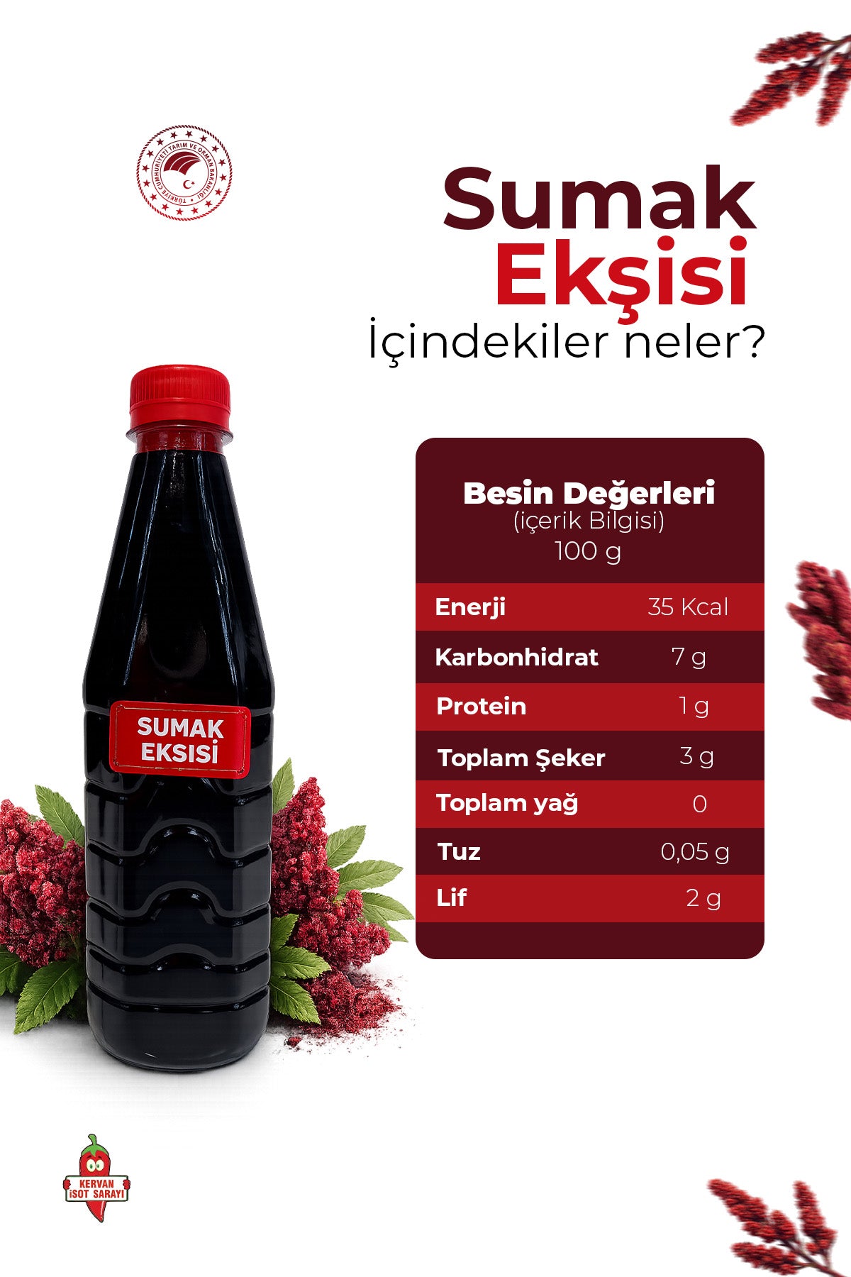 Sıvı Sumak Ekşisi (500gr)