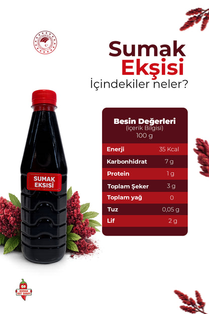 Sıvı Sumak Ekşisi (500gr)