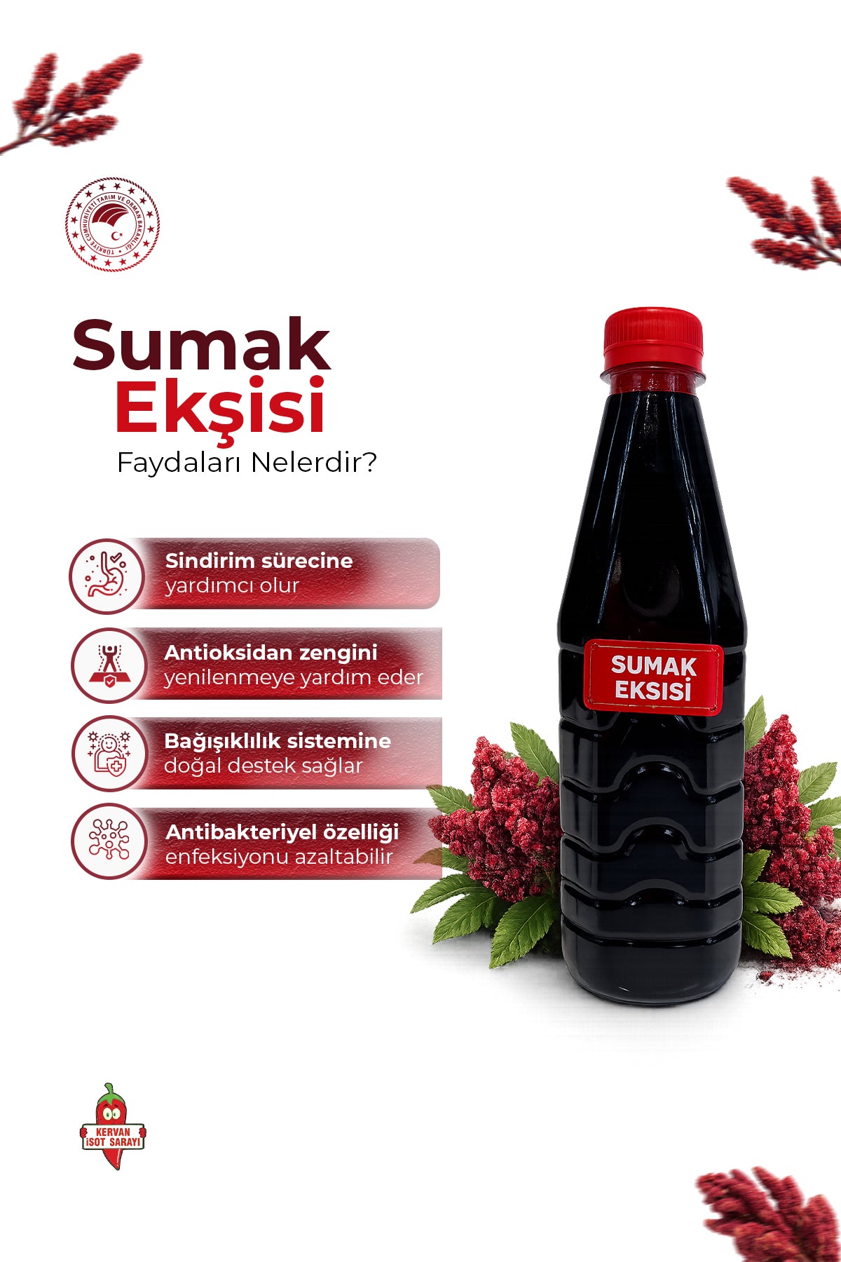 Sıvı Sumak Ekşisi (500gr)