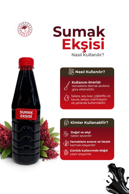 Sıvı Sumak Ekşisi (500gr)
