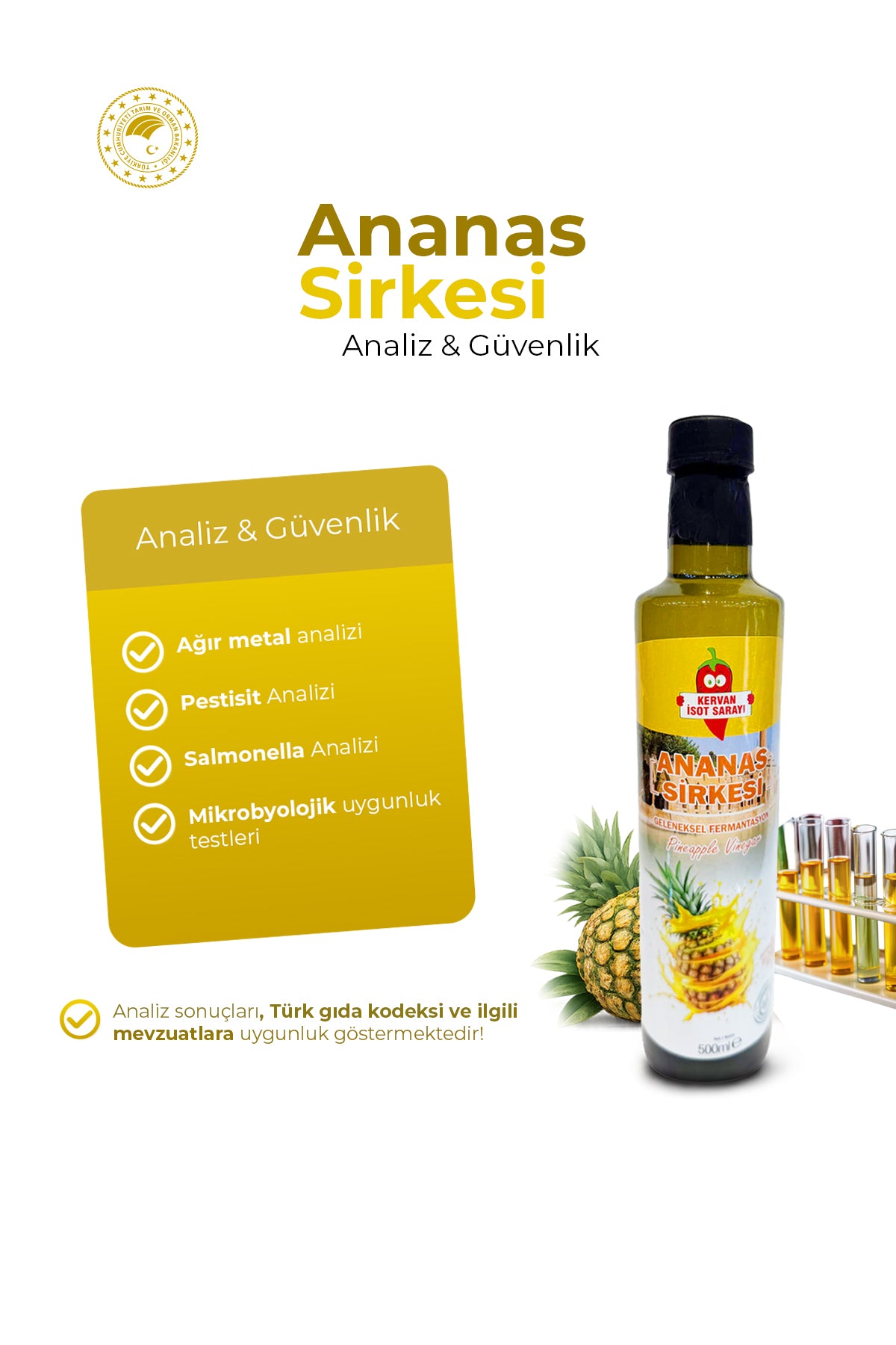 Ananas sirkesi 500GRM