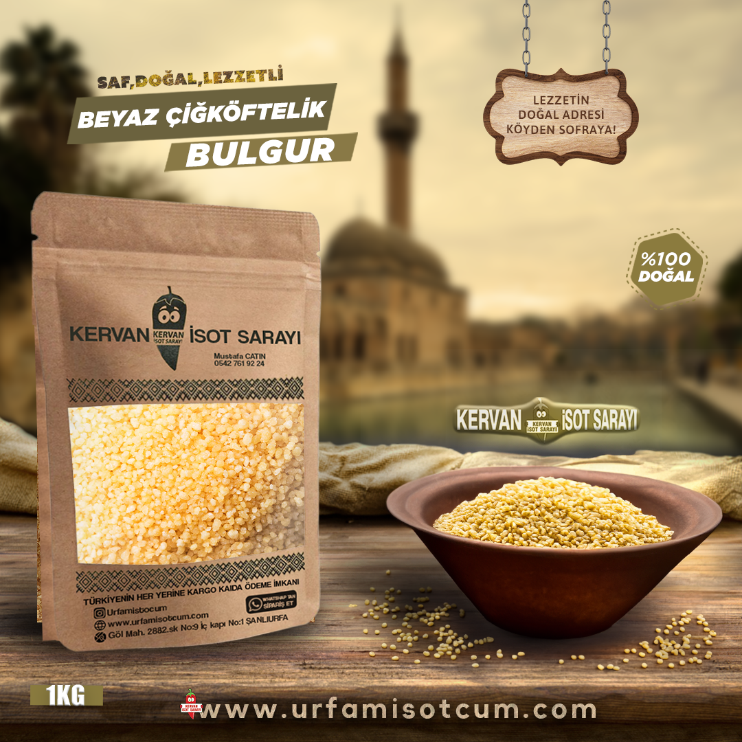 Beyaz Çiğköftelik Bulgur