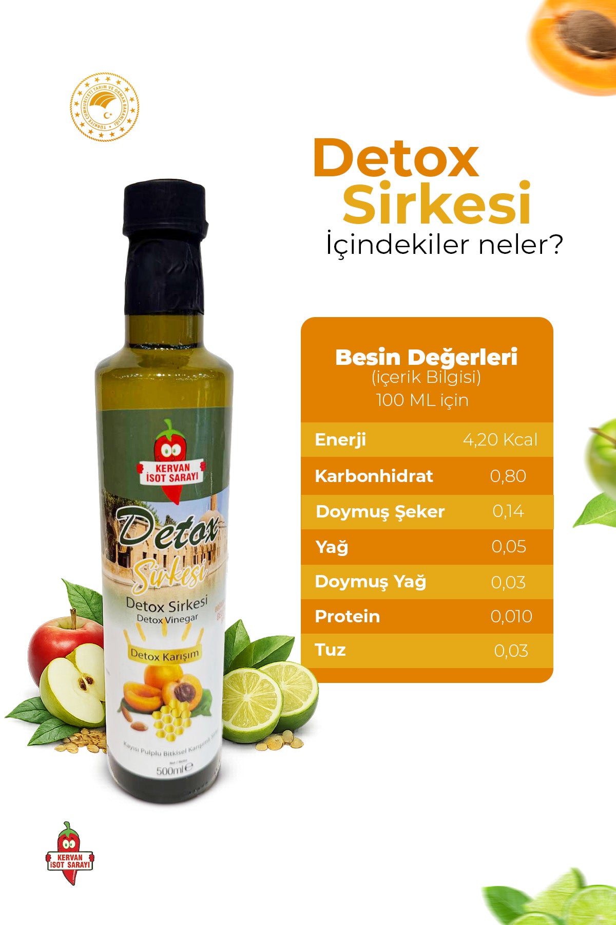 Detox sirkesi 500GRM
