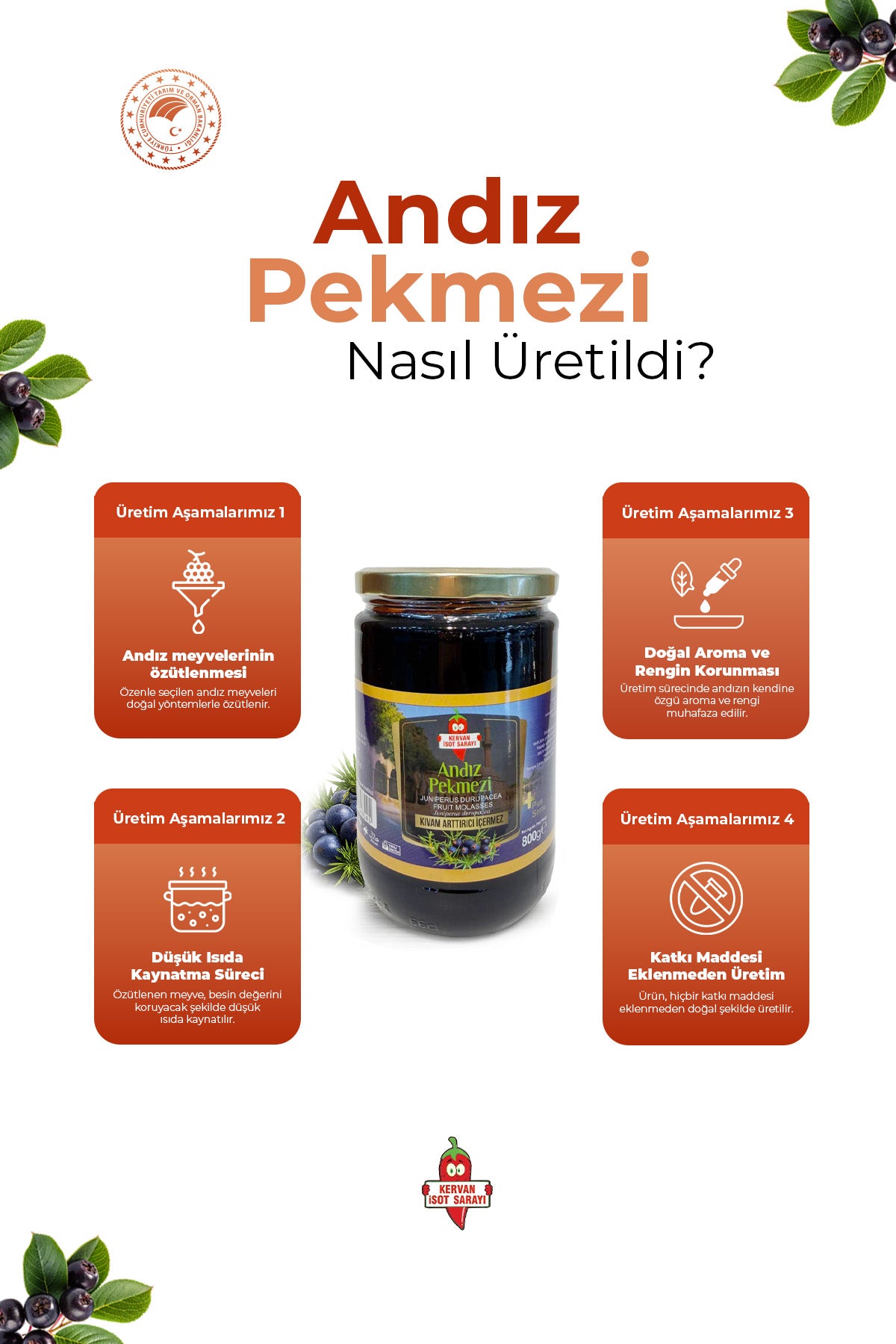 Andız pekmezi 800grm