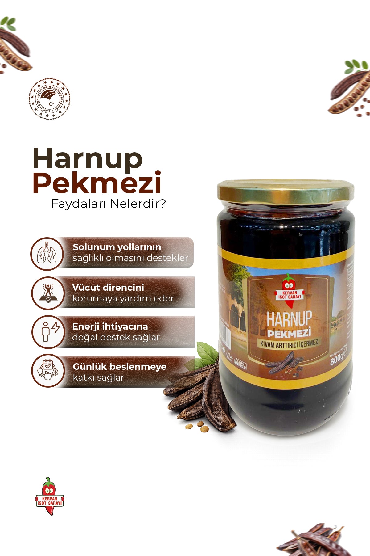 Harnup Keçiboynuzu Pekmezi 800grm