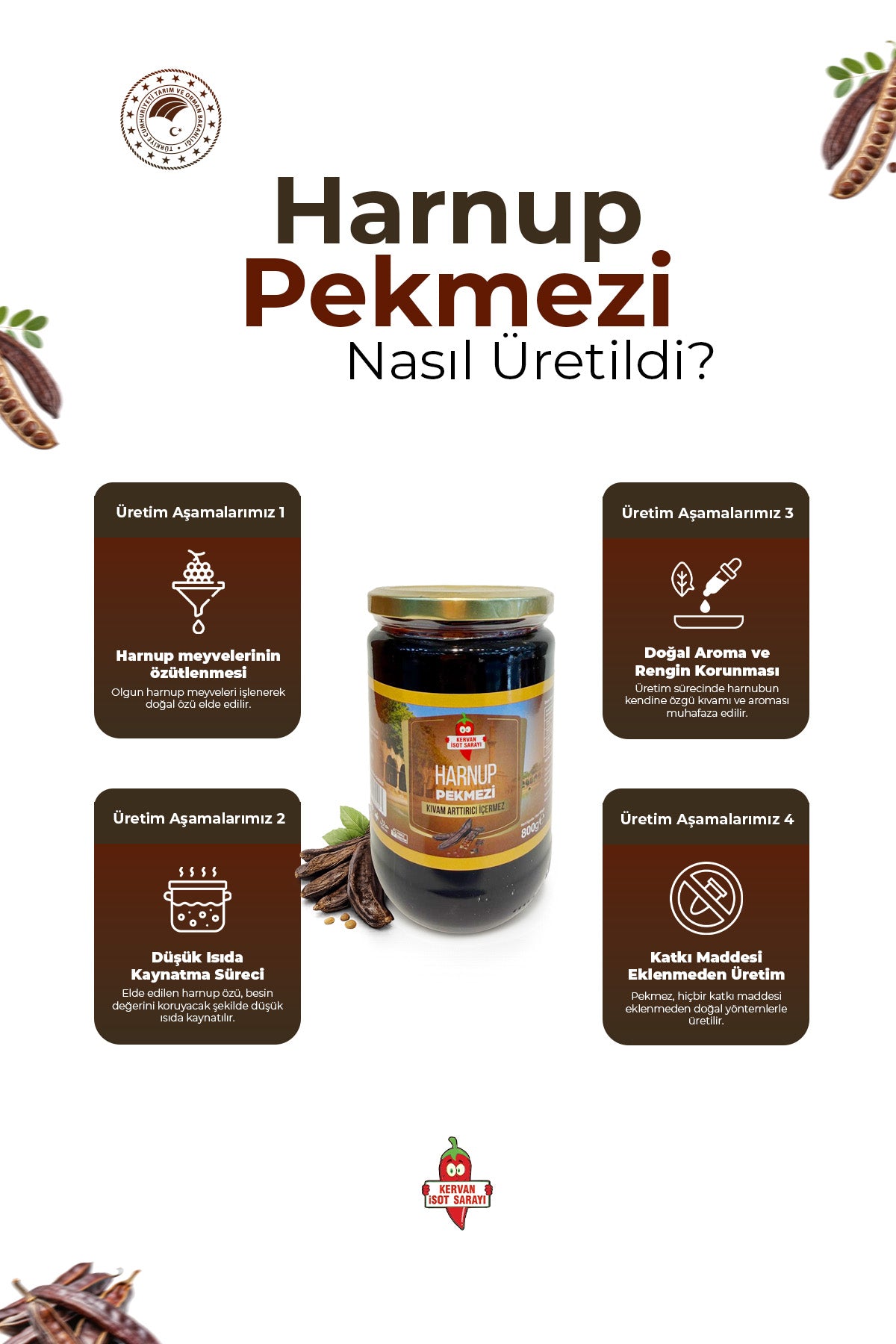 Harnup Keçiboynuzu Pekmezi 800grm