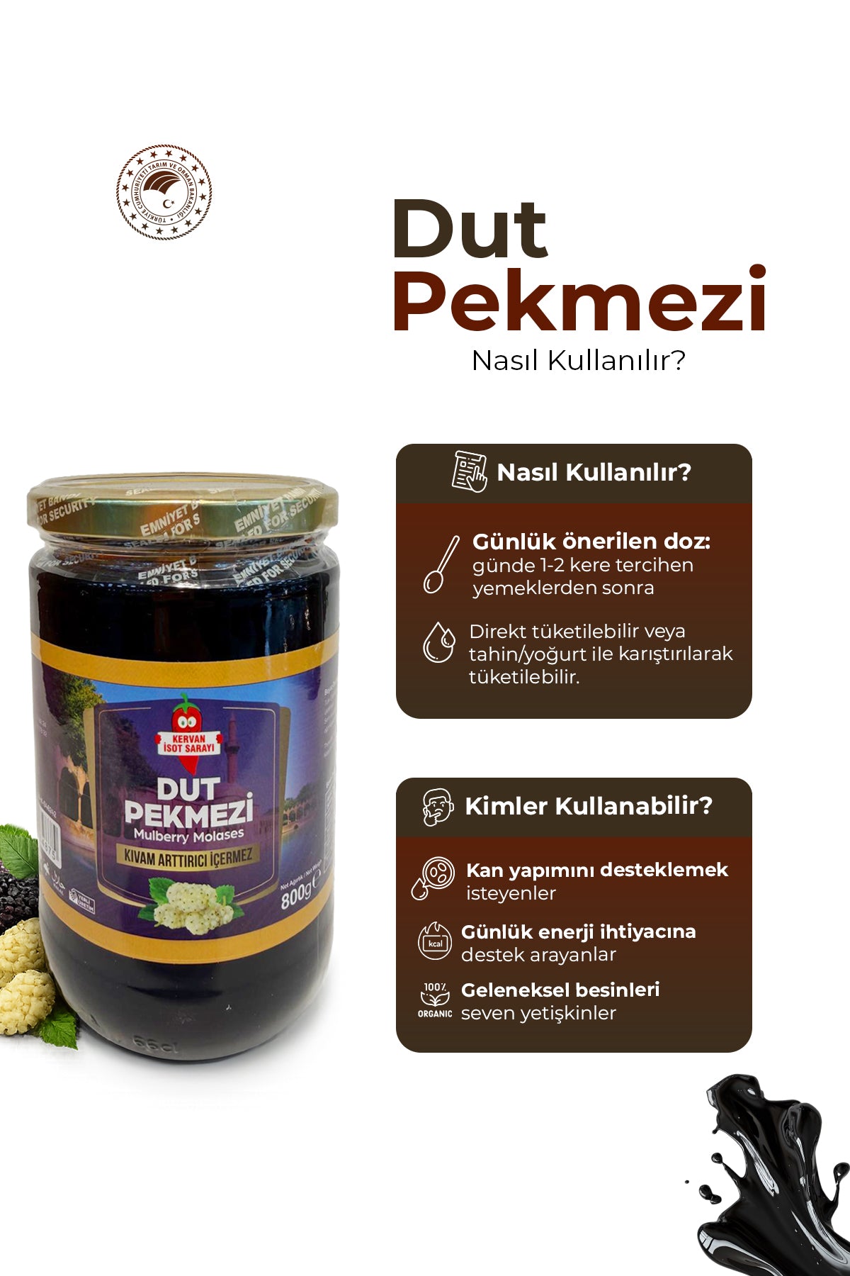 Dut Pekmezi 800grm
