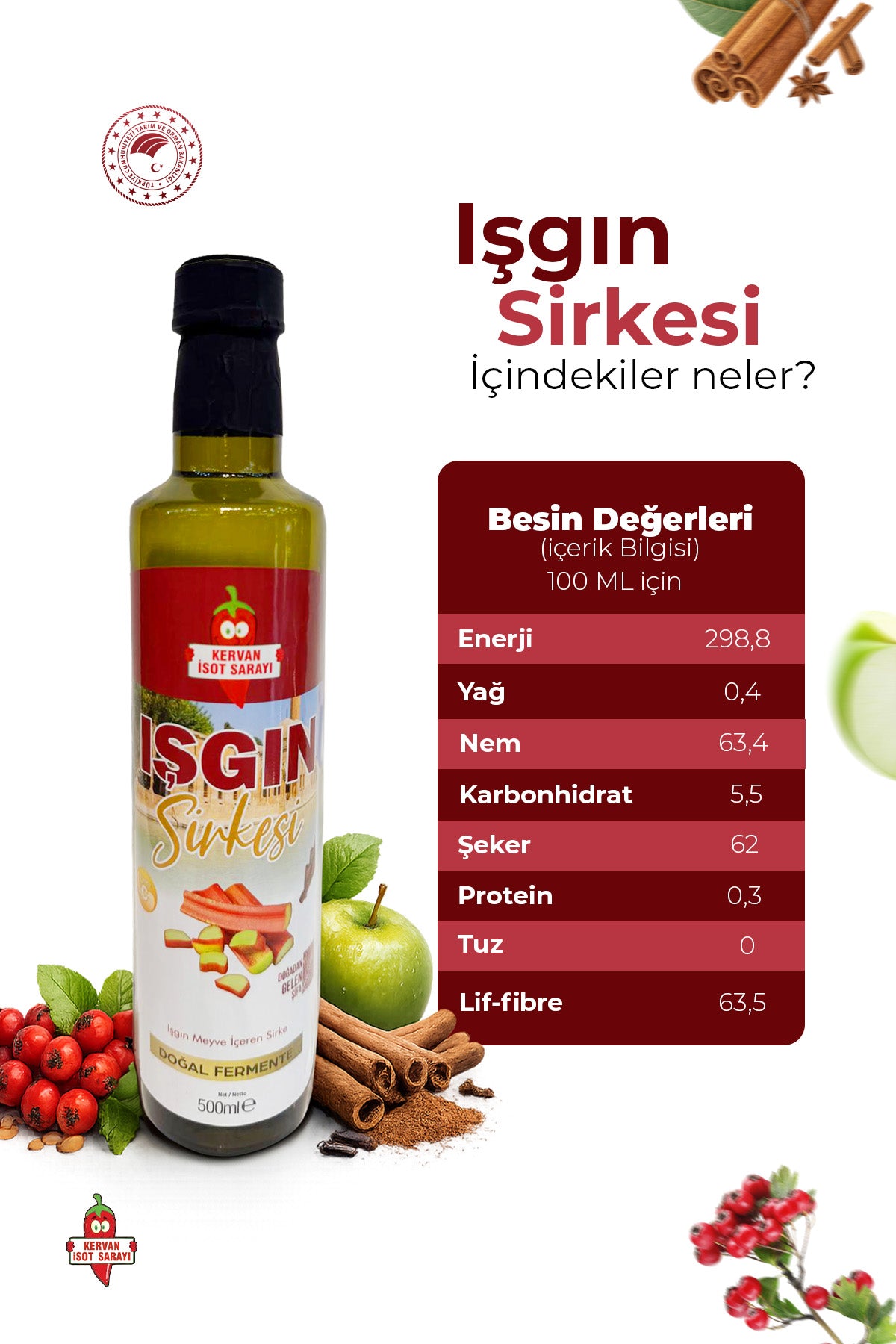 IŞGIN SİRKESİ 500GRM
