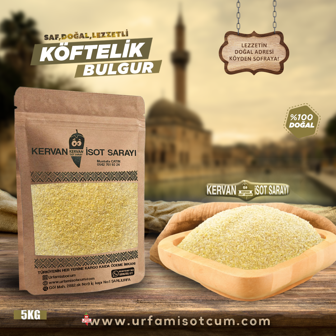 Çiriş içli köftelik Bulgur