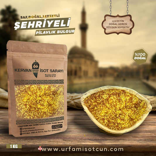 Şahriyeli pilavlık bulgur